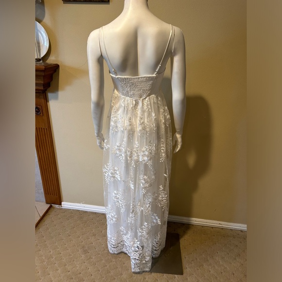 Pinkblush embroidered Lace Embellished Maxi Dress - Picture 6 of 7